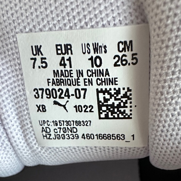 Puma Light purple and Black Athletic Sneakers - Picture 4 of 5